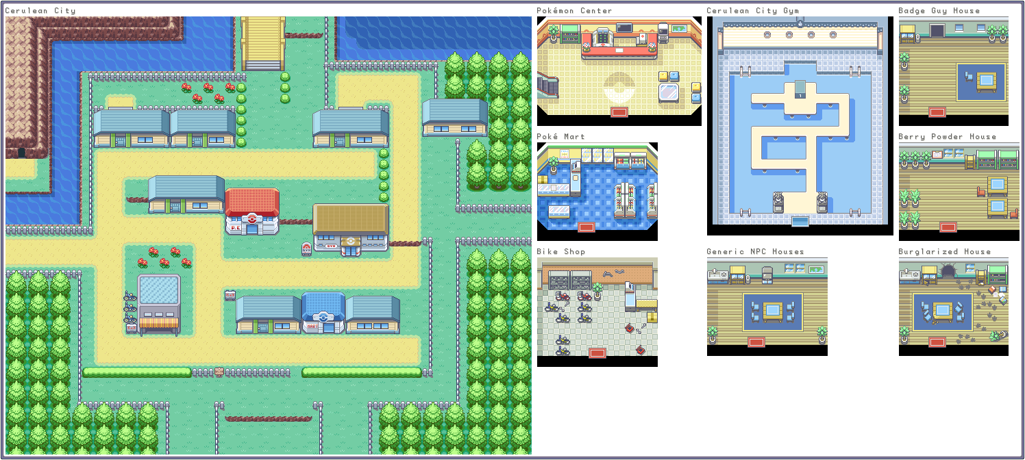 Pokémon FireRed / LeafGreen - Cerulean City