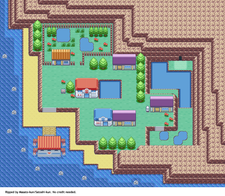 Pokémon FireRed / LeafGreen - Four Island
