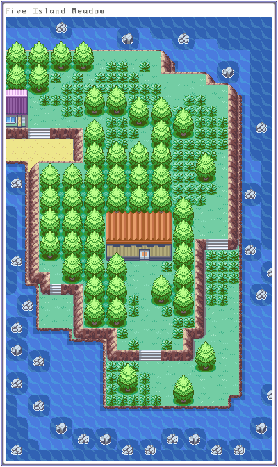 Pokémon FireRed / LeafGreen - Five Island Meadow