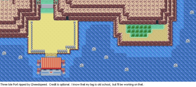 Pokémon FireRed / LeafGreen - Three Island Port