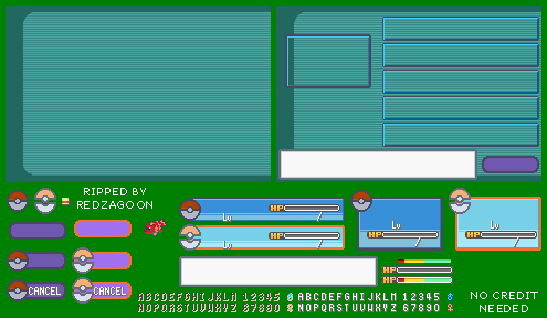 Pokémon FireRed / LeafGreen - Pokémon Menu