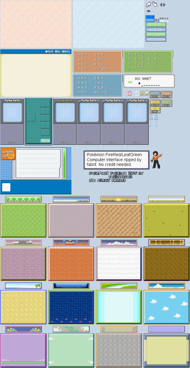 Pokémon FireRed / LeafGreen - PC Interface