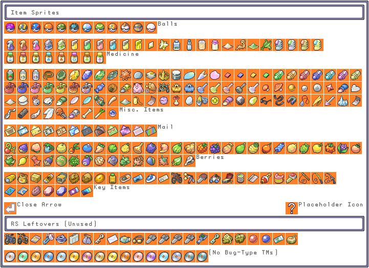 Pokemon Items