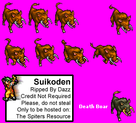 Suikoden - Wild Boar