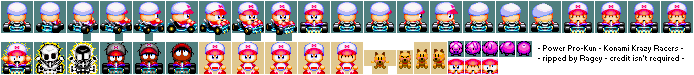 Konami Krazy Racers - Power Pro-Kun