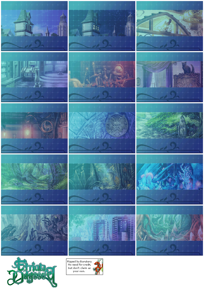 Etrian Odyssey - Camp Backgrounds