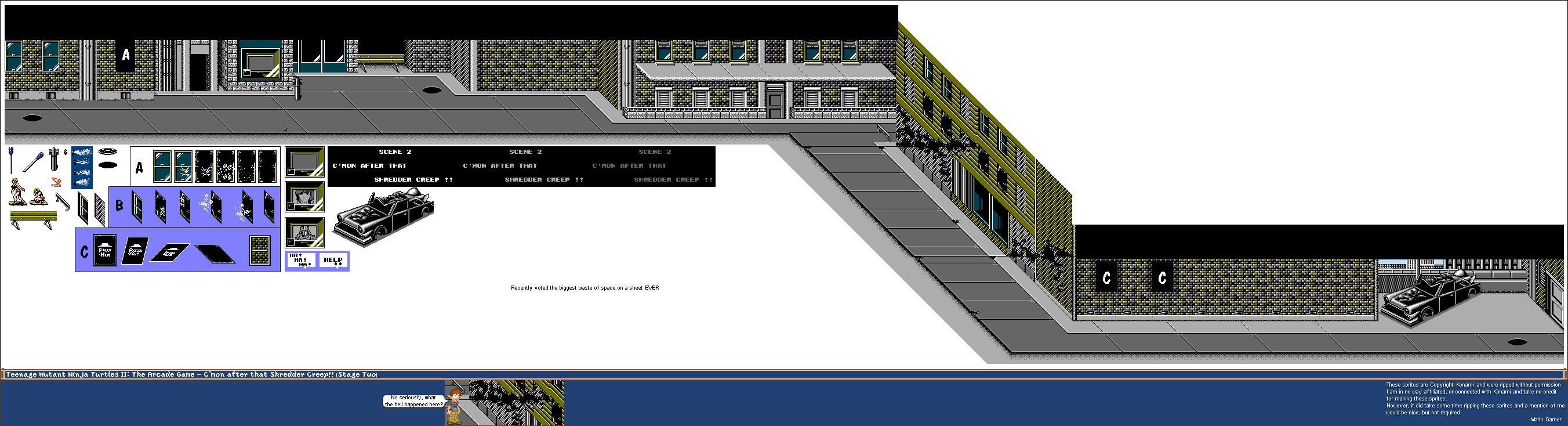 Teenage Mutant Ninja Turtles 2: The Arcade Game - Stage 02