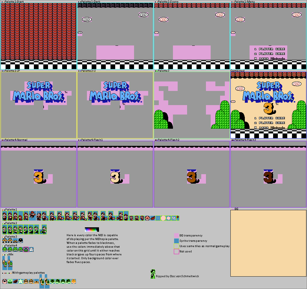 Super Mario Bros. 3 - Title Screen