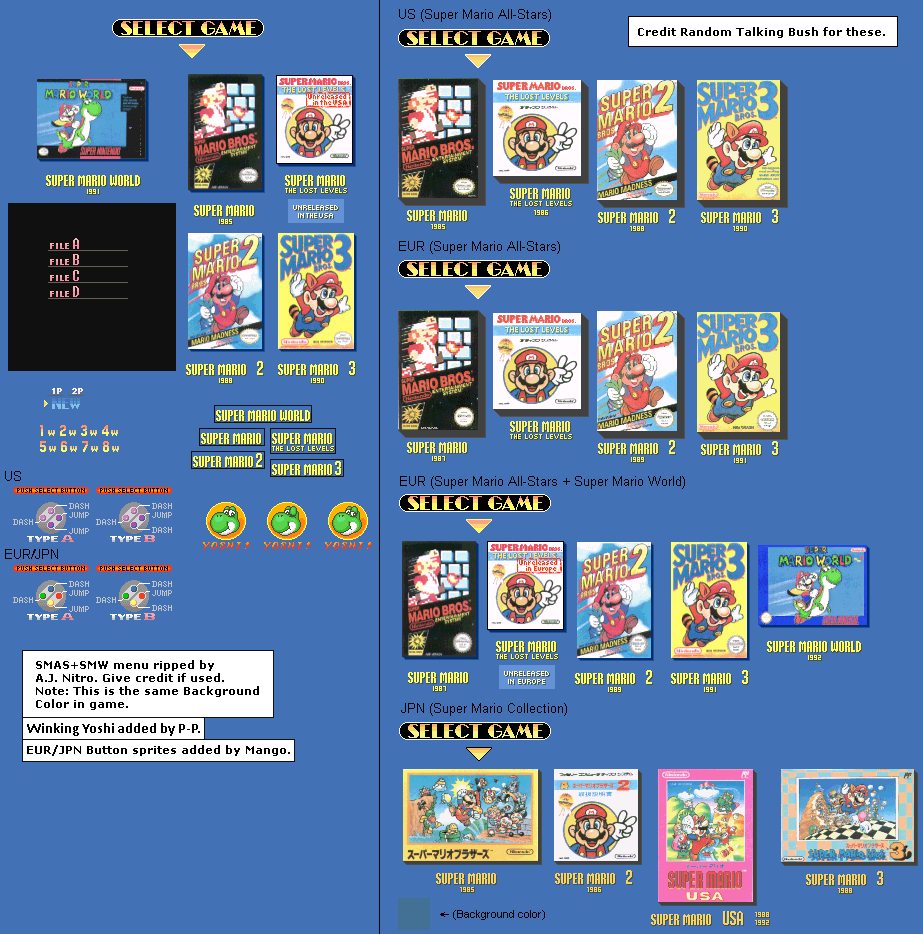 super mario all stars ps1