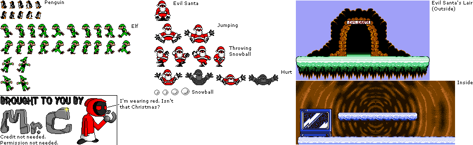 Gex 3: Deep Pocket Gecko - Holiday TV Enemies
