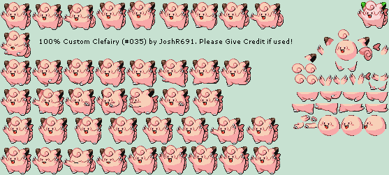 Pokémon Generation 1 Customs - #035 Clefairy