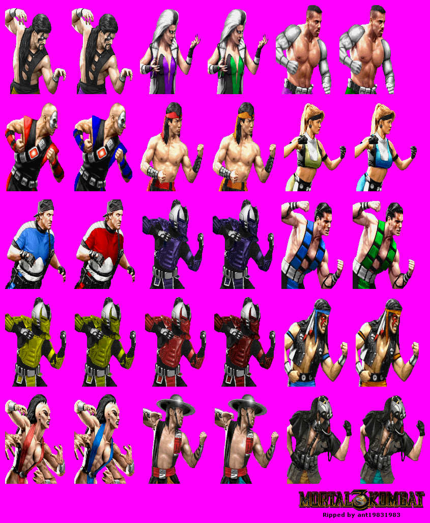 Mortal Kombat 3 - Vs Portraits