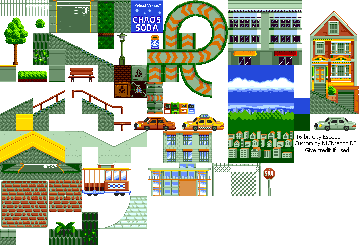Sonic the Hedgehog Customs - City Escape (Sonic Genesis-Style)