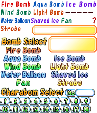 Bomb Names