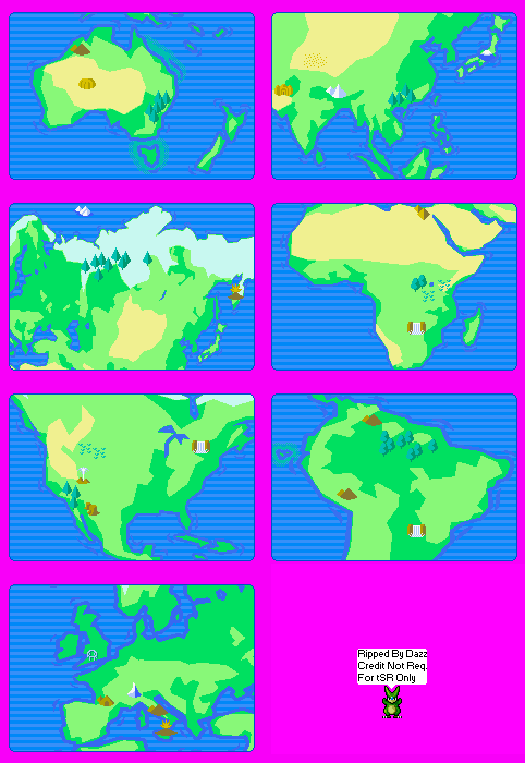 Monster Racers - Maps