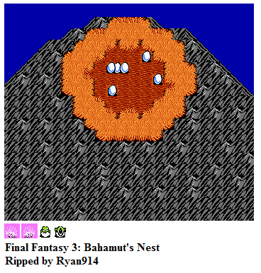 Final Fantasy 3 (JPN) - Bahamut's Nest