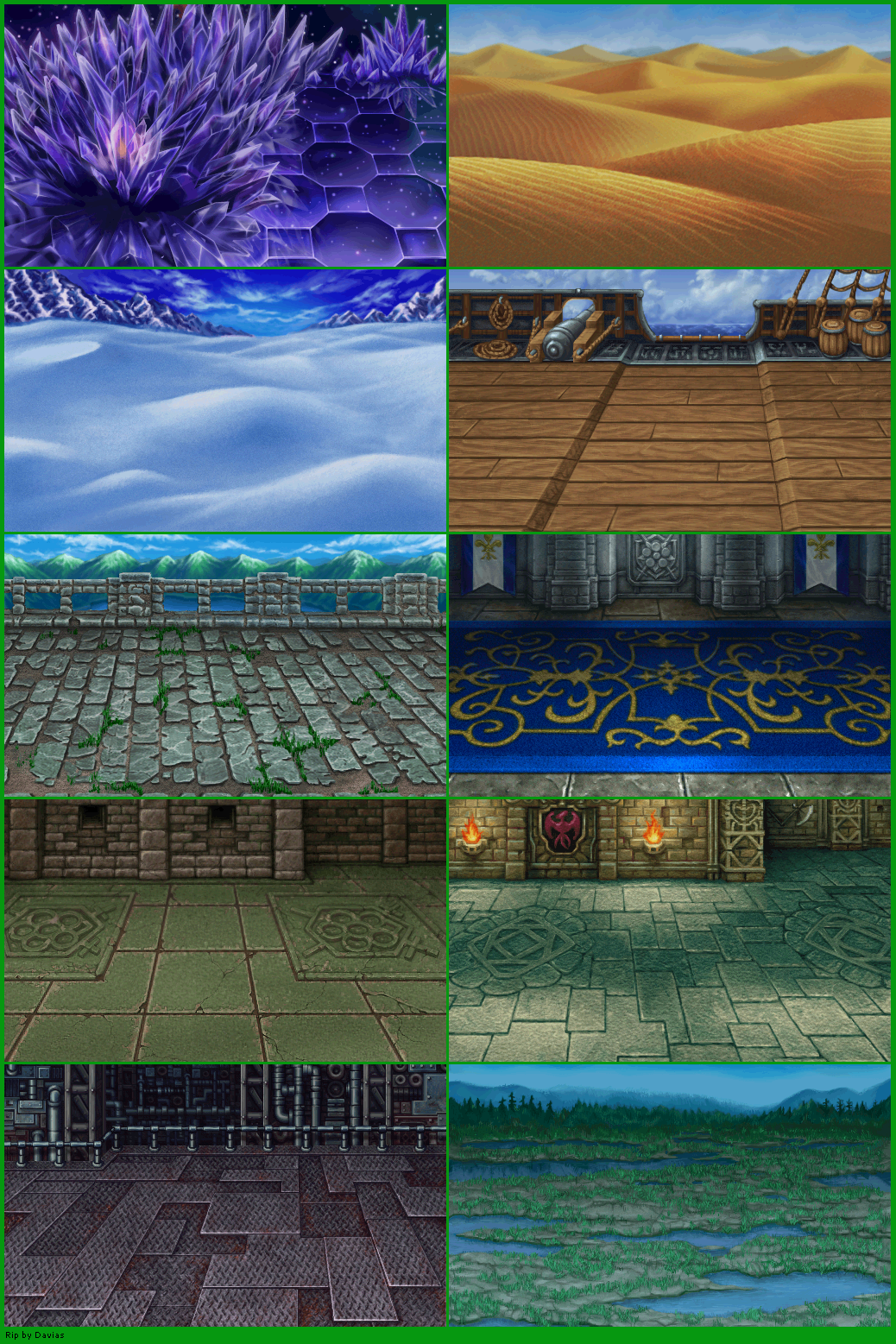 Final Fantasy 2 - Battle Backgrounds #2