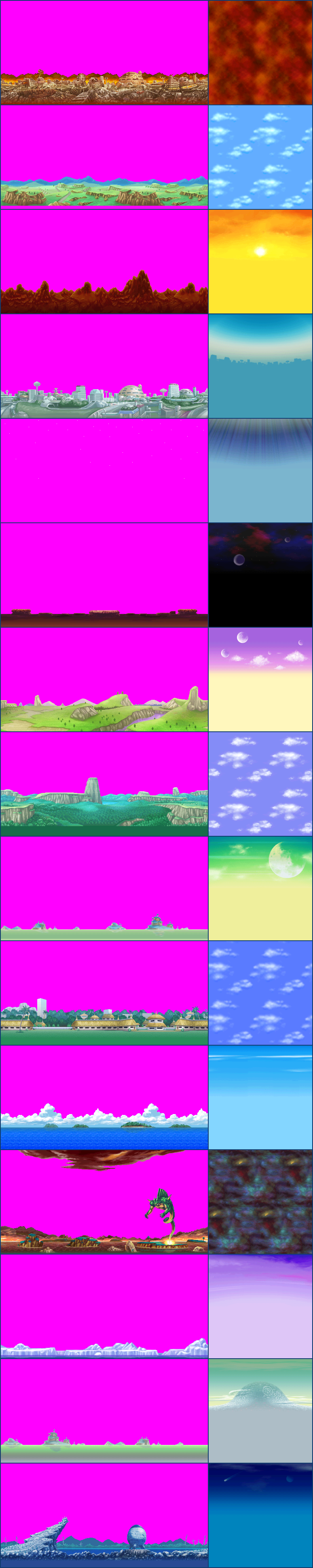 Dragon Ball Z: Supersonic Warriors 2 - Stage Backgrounds