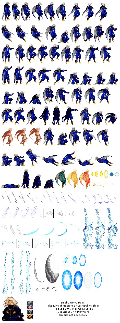 The King of Fighters EX2: Howling Blood - Sinobu Amou