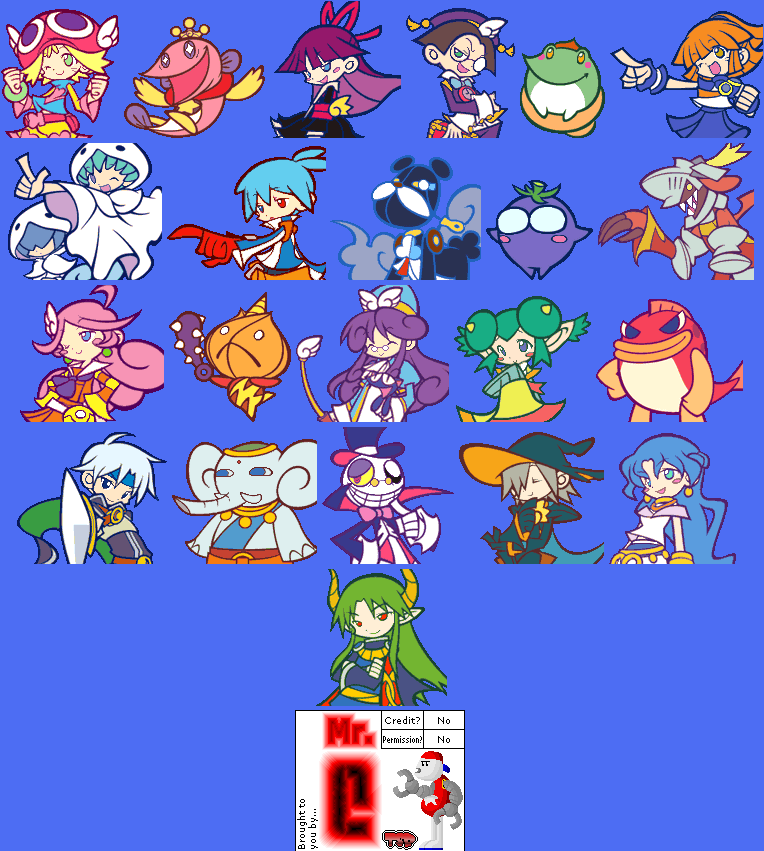 Puyo Puyo 15th Anniversary - Character Mugs