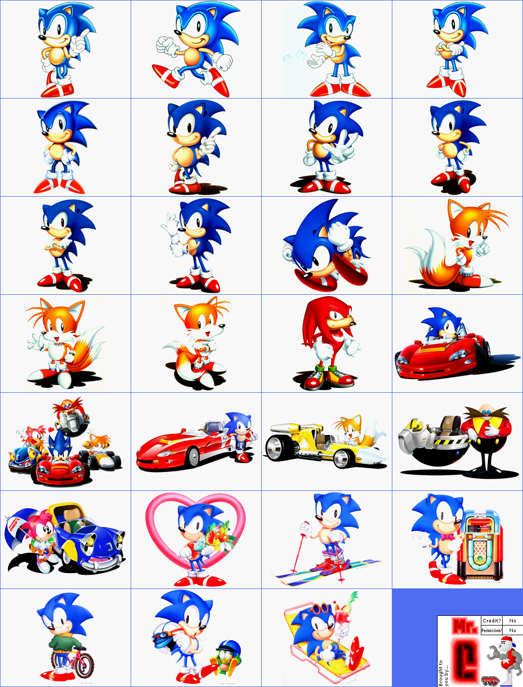 Sonic Classic Collection - Illustrations