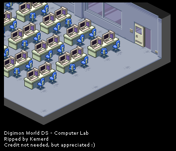 Digimon World DS - Computer Lab