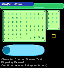DS / DSi - Digimon World DS - Font/Character Creation ...