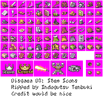 Disgaea DS - Item Icons