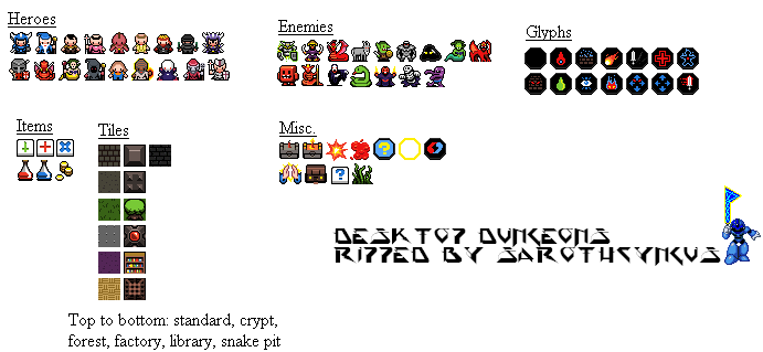 Desktop Dungeons - General Sprites