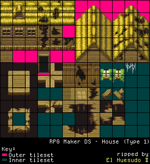 RPG Tsukuru DS / RPG Maker DS - House (Type 1)