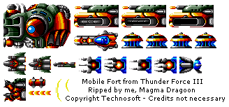 Thunder Force III - Mobile Fort