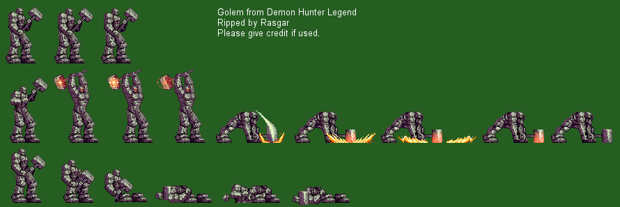 Demon Hunter Legend - Golem