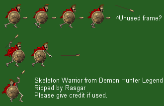 Demon Hunter Legend - Skeleton Warrior