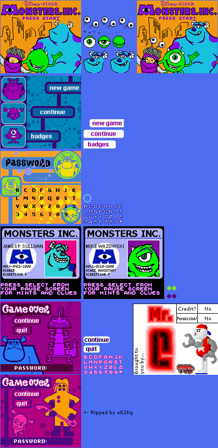 Title Screen & Menus