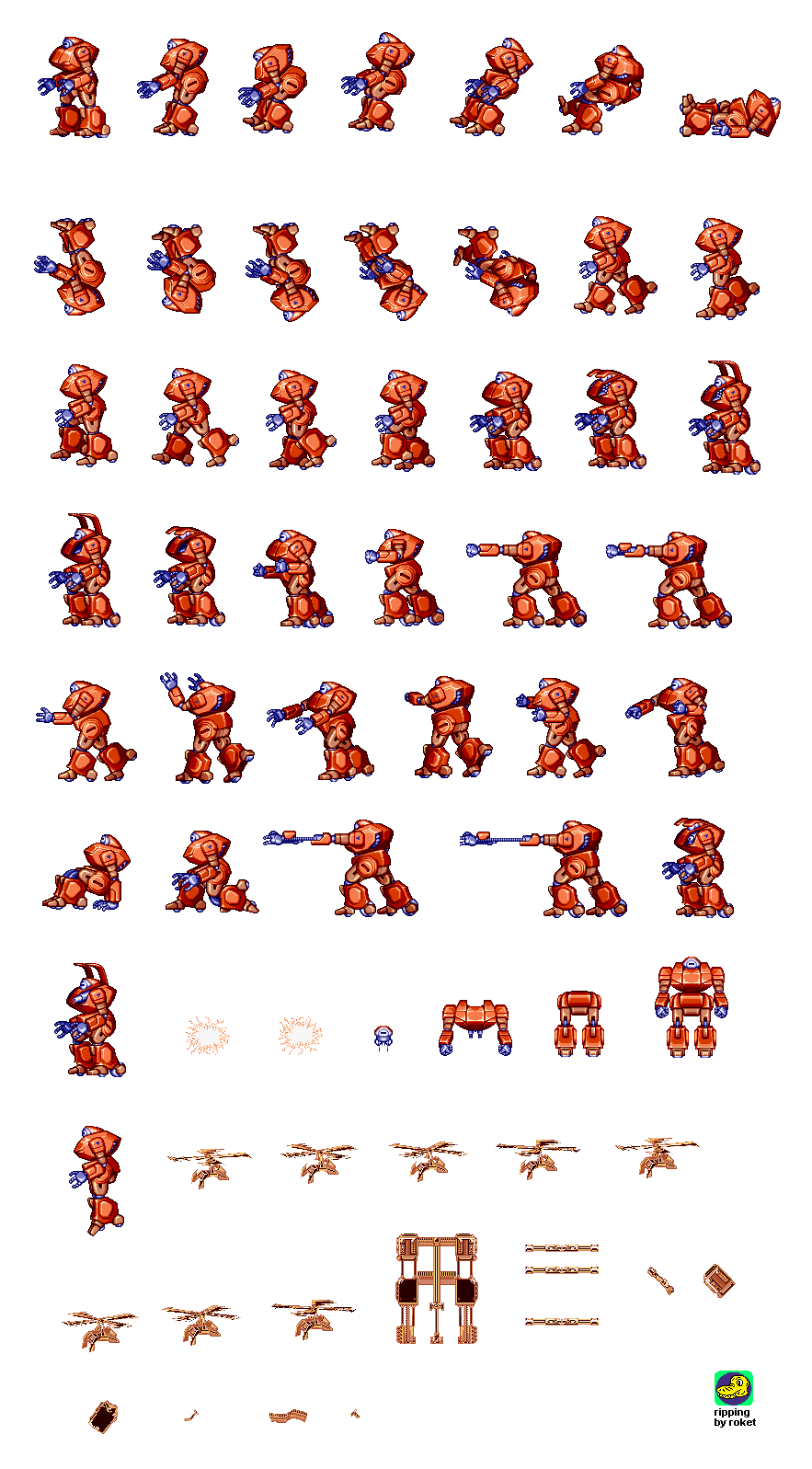 Robo Mario Sprite Sheet