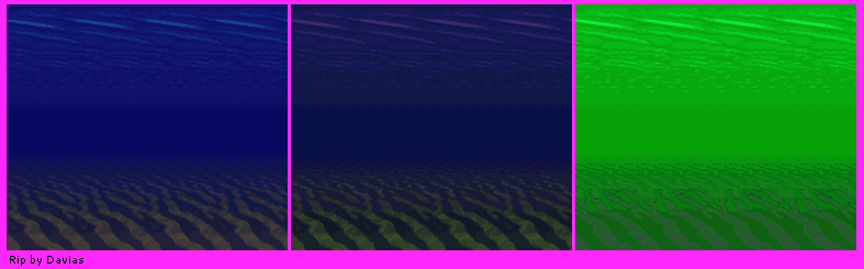 Donkey Kong Country - Underwater Backgrounds