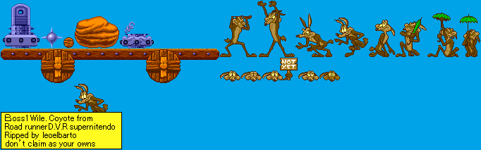 Road Runner's Death Valley Rally / Looney Tunes: Road Runner / Road Runner vs. Wile E. Coyote - Wile E. Coyote (Act 1 Boss)
