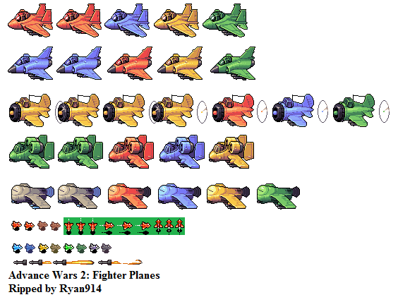Advance Wars 2: Black Hole Rising - Fighter Planes