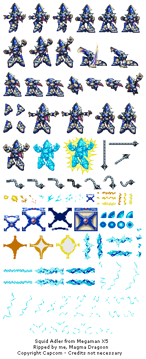 Mega Man X5 - Squid Adler / Volt Kraken