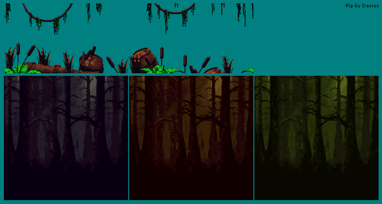 Swamp Backgrounds & Foregrounds