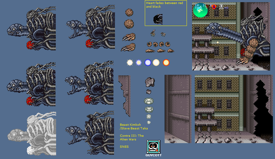 Contra 3: The Alien Wars - Slave Beast Taka