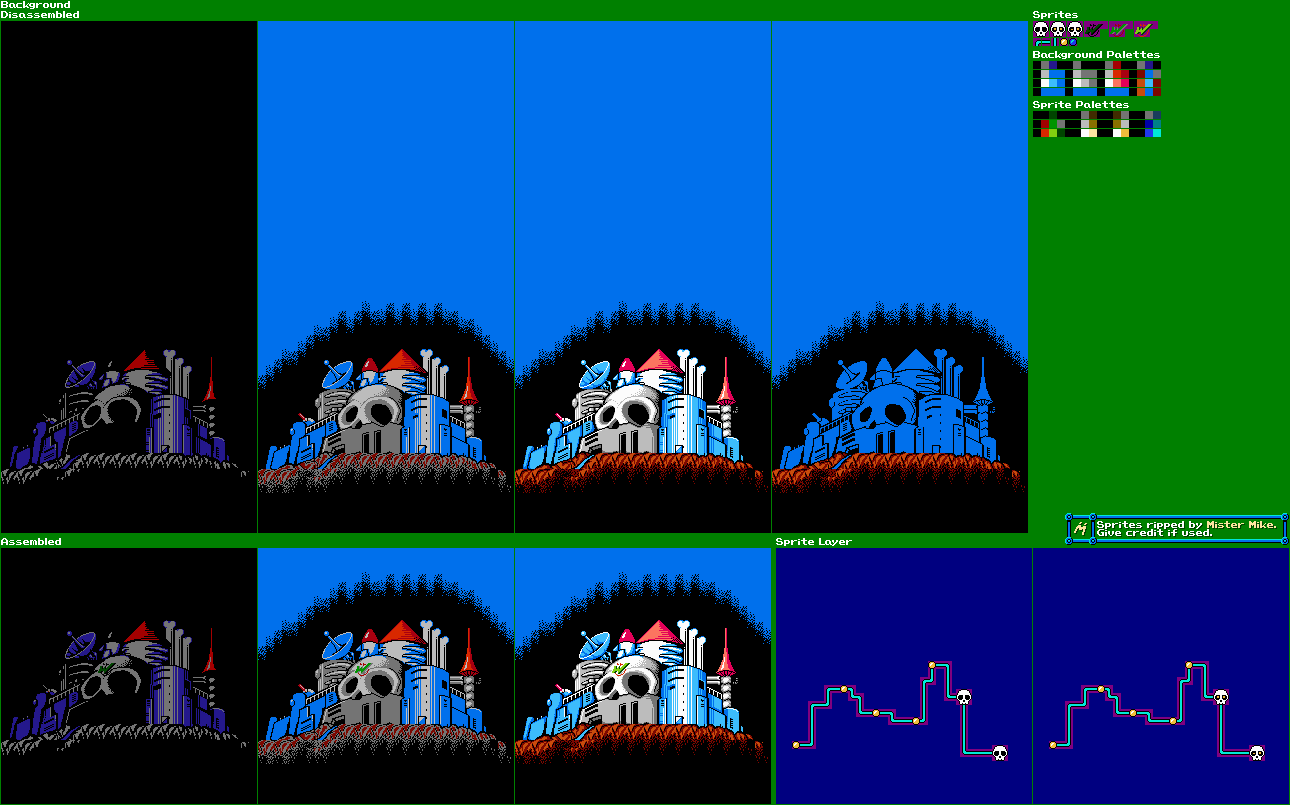 Mega Man 2 - Wily Castle Cutscene