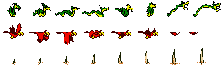 Aladdin (Game Boy Color) - Stage 2 Enemies