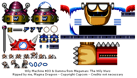 Mega Man: The Wily Wars: Mega Man 3 - Wily Machine #03 / Gamma