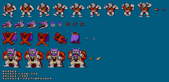 Ghosts 'n Goblins - Bosses