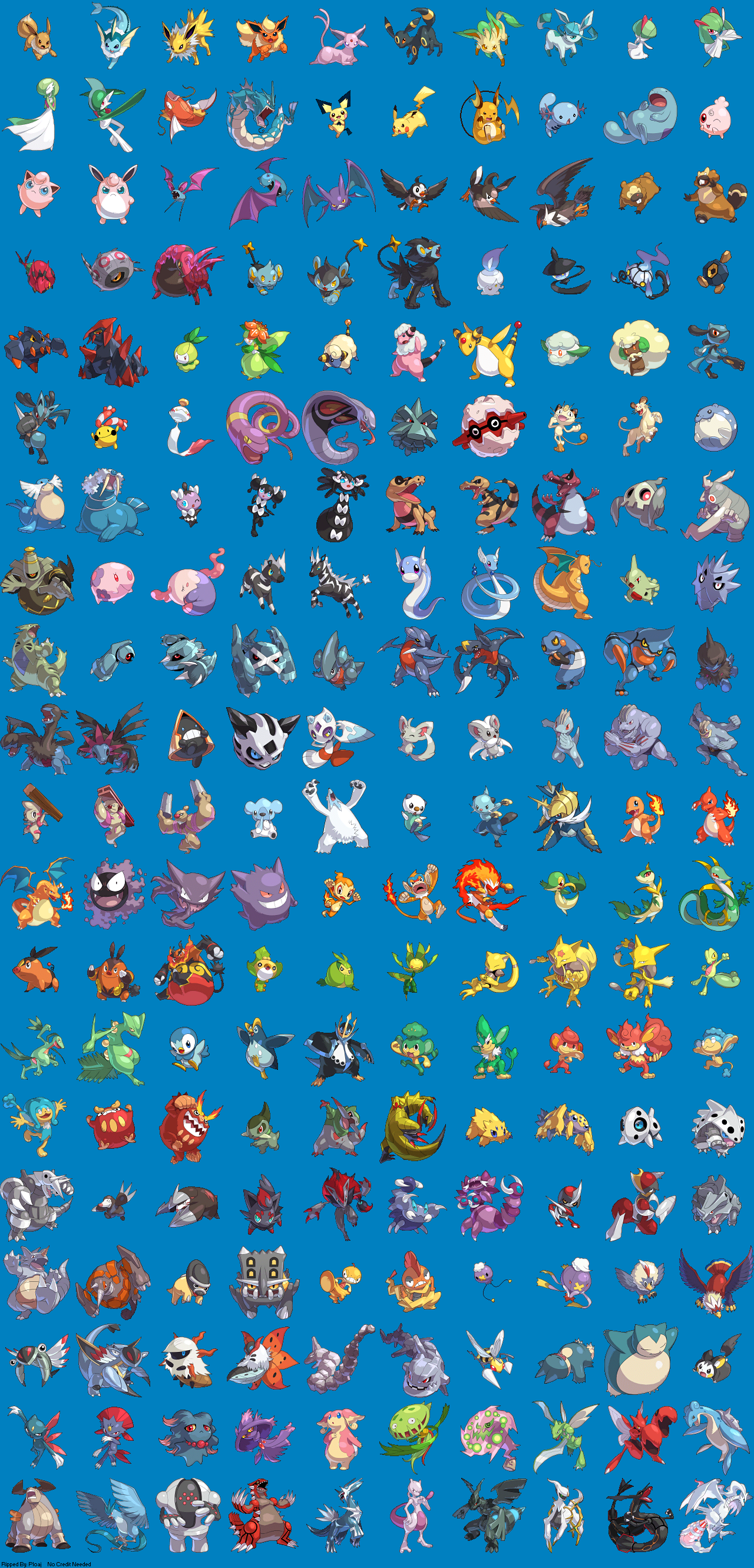 The Spriters Resource - Full Sheet View - Pokémon Conquest ...