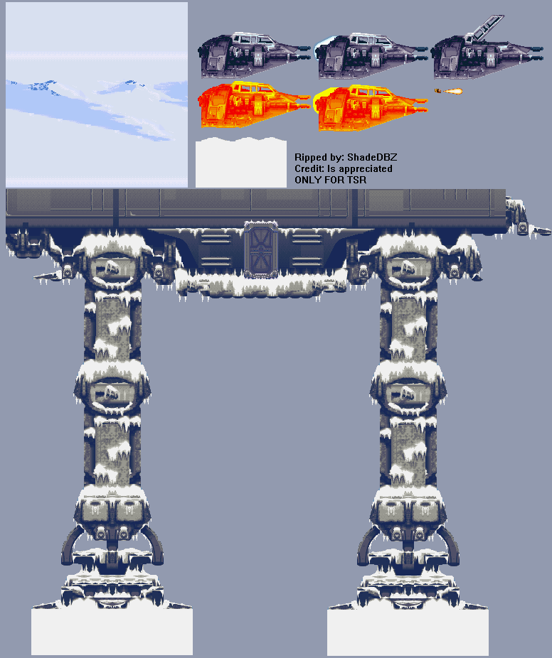 Super Star Wars 2: The Empire Strikes Back - Level 08 - Outside AT-AT