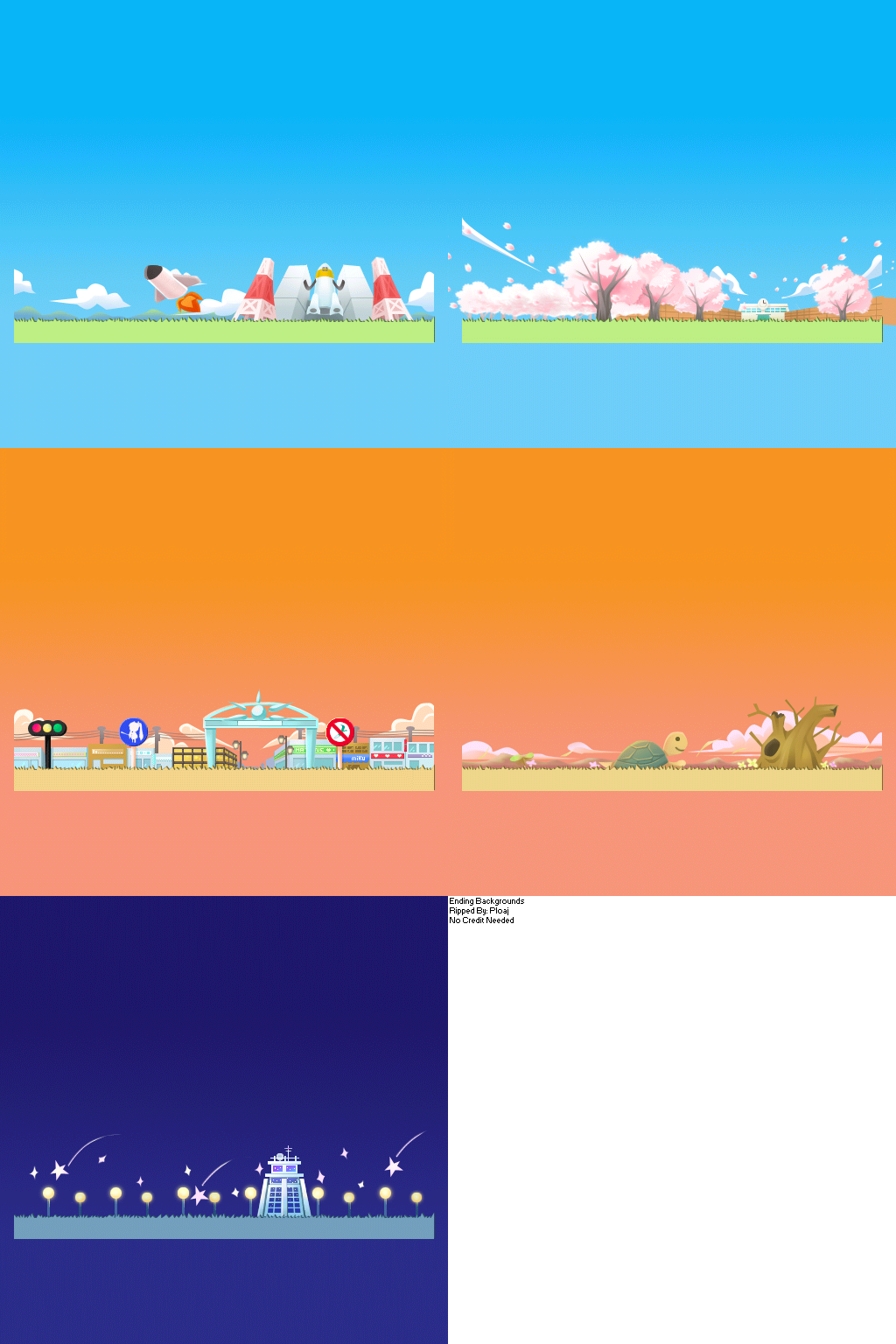 Ending Backgrounds