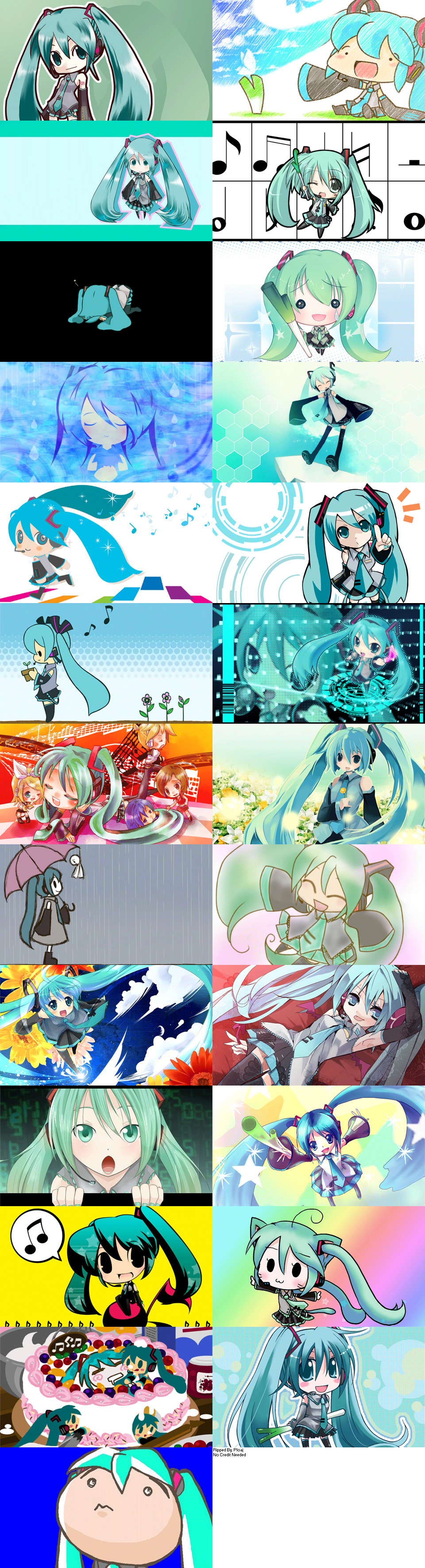 Hatsune Miku: Project DIVA - Edit Mode Images (Part 1)