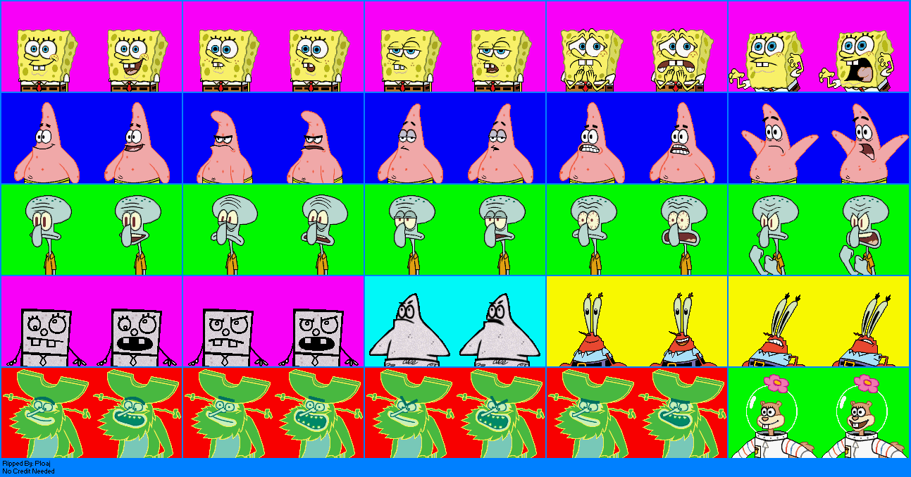 Drawn to Life: SpongeBob SquarePants Edition - Mugshots